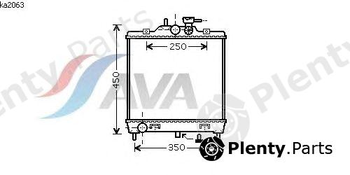  AVA QUALITY COOLING part KA2063 Radiator, engine cooling