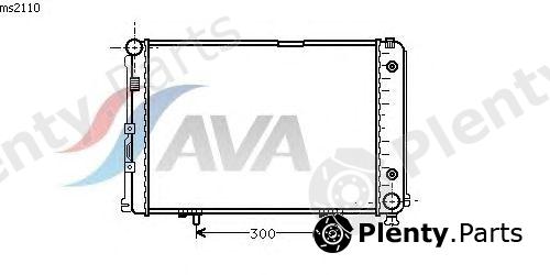  AVA QUALITY COOLING part MS2110 Radiator, engine cooling