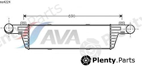  AVA QUALITY COOLING part MS4224 Intercooler, charger