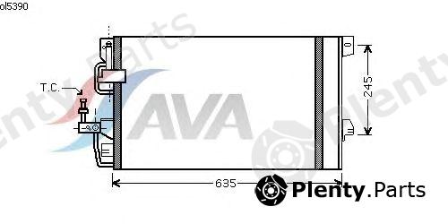  AVA QUALITY COOLING part OL5390 Condenser, air conditioning