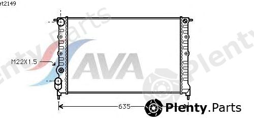  AVA QUALITY COOLING part RT2149 Radiator, engine cooling