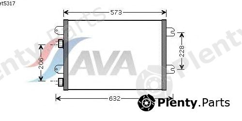  AVA QUALITY COOLING part RTA5317 Condenser, air conditioning