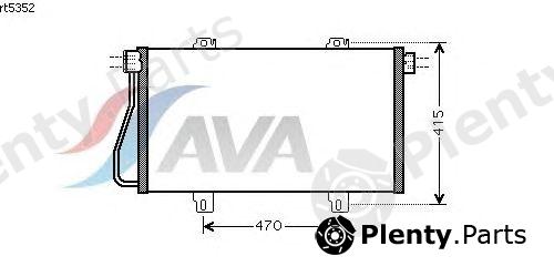  AVA QUALITY COOLING part RTA5352 Condenser, air conditioning