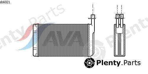  AVA QUALITY COOLING part SB6021 Heat Exchanger, interior heating