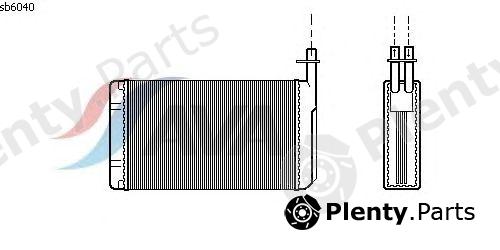  AVA QUALITY COOLING part SB6040 Heat Exchanger, interior heating
