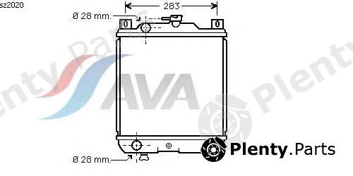  AVA QUALITY COOLING part SZ2020 Radiator, engine cooling
