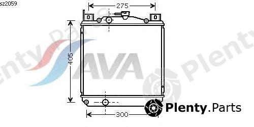  AVA QUALITY COOLING part SZ2059 Radiator, engine cooling