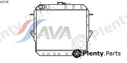 AVA QUALITY COOLING part TO2136 Radiator, engine cooling