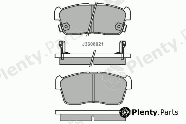 NIPPARTS part J3608021 Brake Pad Set, disc brake
