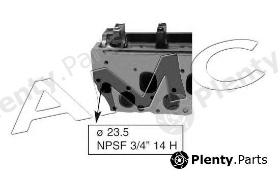  AMC Filter part 909025 Cylinder Head