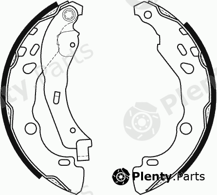  GIRLING part 5184554 Brake Shoe Set