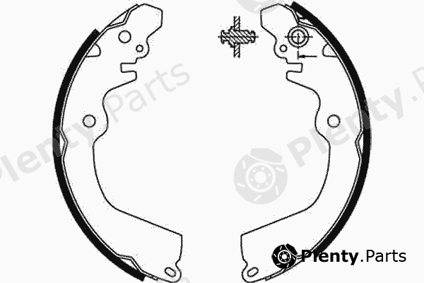  GIRLING part 5186669 Brake Shoe Set