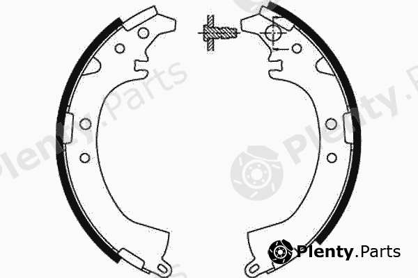  GIRLING part 5186729 Brake Shoe Set