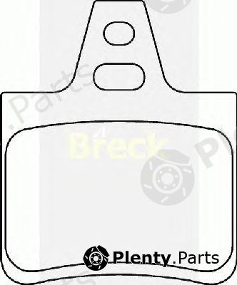  BRECK part 201620070400 Brake Pad Set, disc brake