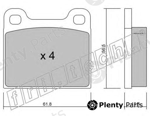  fri.tech. part 003.4 (0034) Brake Pad Set, disc brake