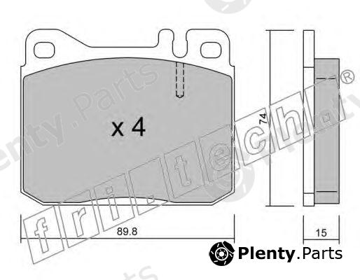  fri.tech. part 013.0 (0130) Brake Pad Set, disc brake