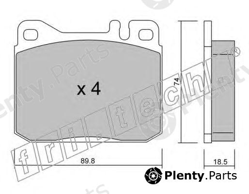  fri.tech. part 013.2 (0132) Brake Pad Set, disc brake