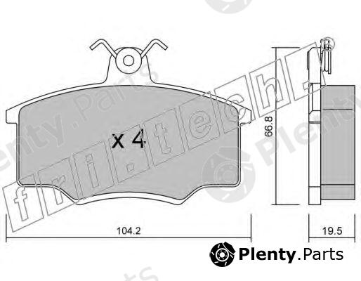  fri.tech. part 026.0 (0260) Brake Pad Set, disc brake