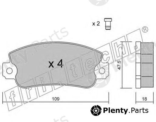  fri.tech. part 035.1 (0351) Brake Pad Set, disc brake