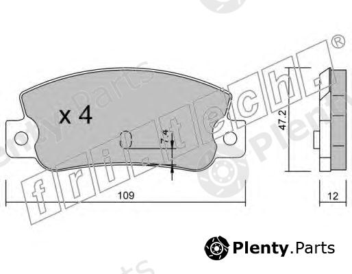  fri.tech. part 037.0 (0370) Brake Pad Set, disc brake