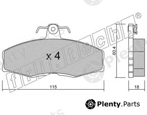  fri.tech. part 041.0 (0410) Brake Pad Set, disc brake