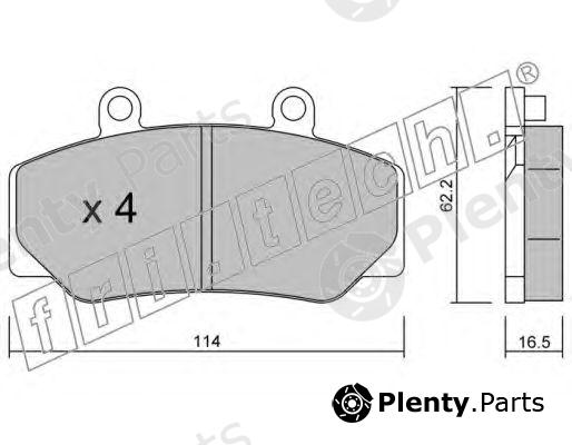  fri.tech. part 077.0 (0770) Brake Pad Set, disc brake