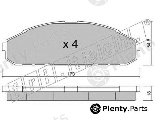  fri.tech. part 511.0 (5110) Brake Pad Set, disc brake