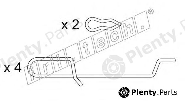  fri.tech. part KIT.004 (KIT004) Accessory Kit, disc brake pads