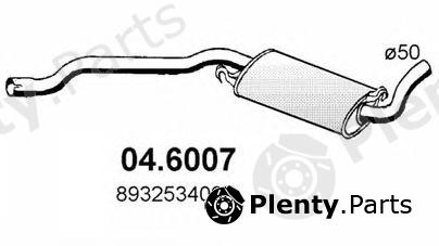  ASSO part 04.6007 (046007) Middle Silencer