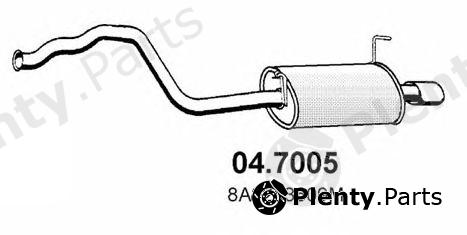  ASSO part 04.7005 (047005) End Silencer