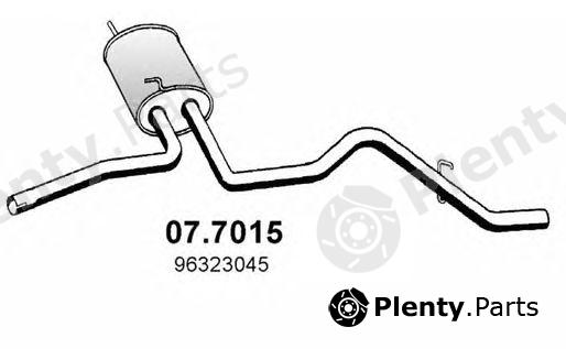  ASSO part 07.7015 (077015) End Silencer