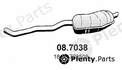  ASSO part 08.7038 (087038) End Silencer