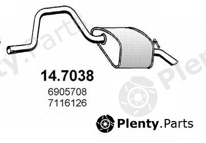  ASSO part 14.7038 (147038) End Silencer