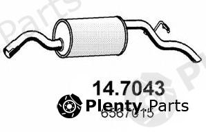  ASSO part 14.7043 (147043) End Silencer