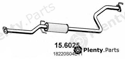  ASSO part 15.6025 (156025) Middle Silencer