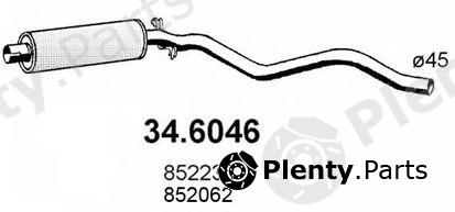  ASSO part 34.6046 (346046) Middle Silencer