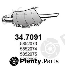  ASSO part 34.7091 (347091) End Silencer