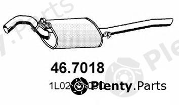  ASSO part 46.7018 (467018) End Silencer