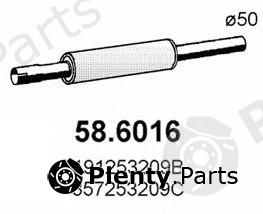  ASSO part 58.6016 (586016) Middle Silencer
