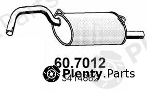  ASSO part 60.7012 (607012) End Silencer