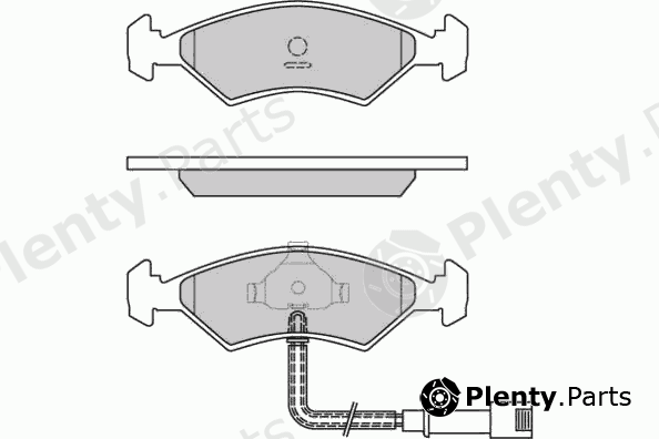  E.T.F. part 12-0266 (120266) Brake Pad Set, disc brake