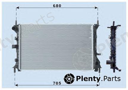  FRIGAIR part 0105.3057 (01053057) Radiator, engine cooling