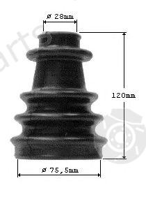  SPIDAN part 23007 Bellow Set, drive shaft
