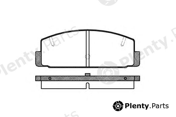  WOKING part P0793.20 (P079320) Brake Pad Set, disc brake