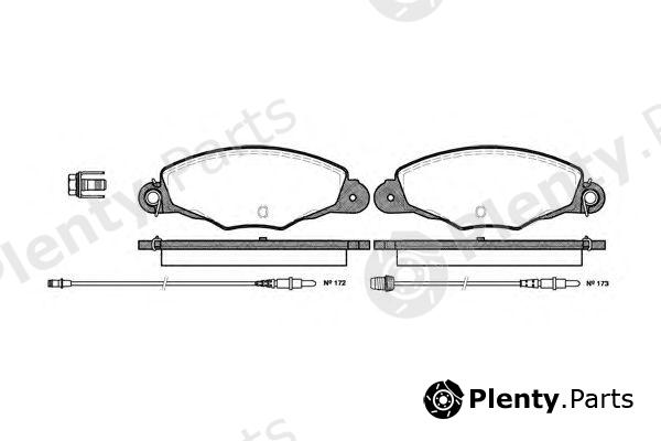  WOKING part P7593.04 (P759304) Brake Pad Set, disc brake