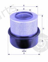  UNICO FILTER part AE28352/1 (AE283521) Air Filter