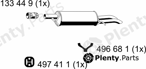  ERNST part 143196 End Silencer