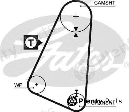  GATES part 5015 Timing Belt