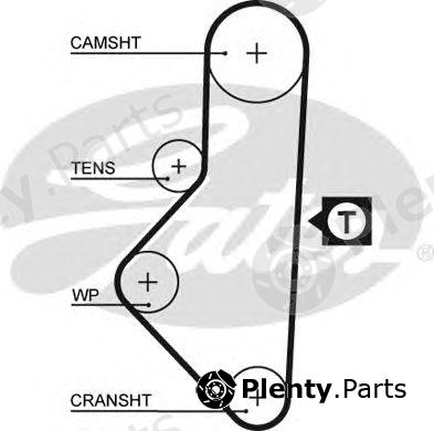  GATES part 5050XS Timing Belt