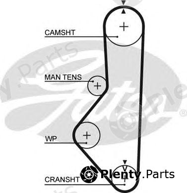  GATES part 5085 Timing Belt